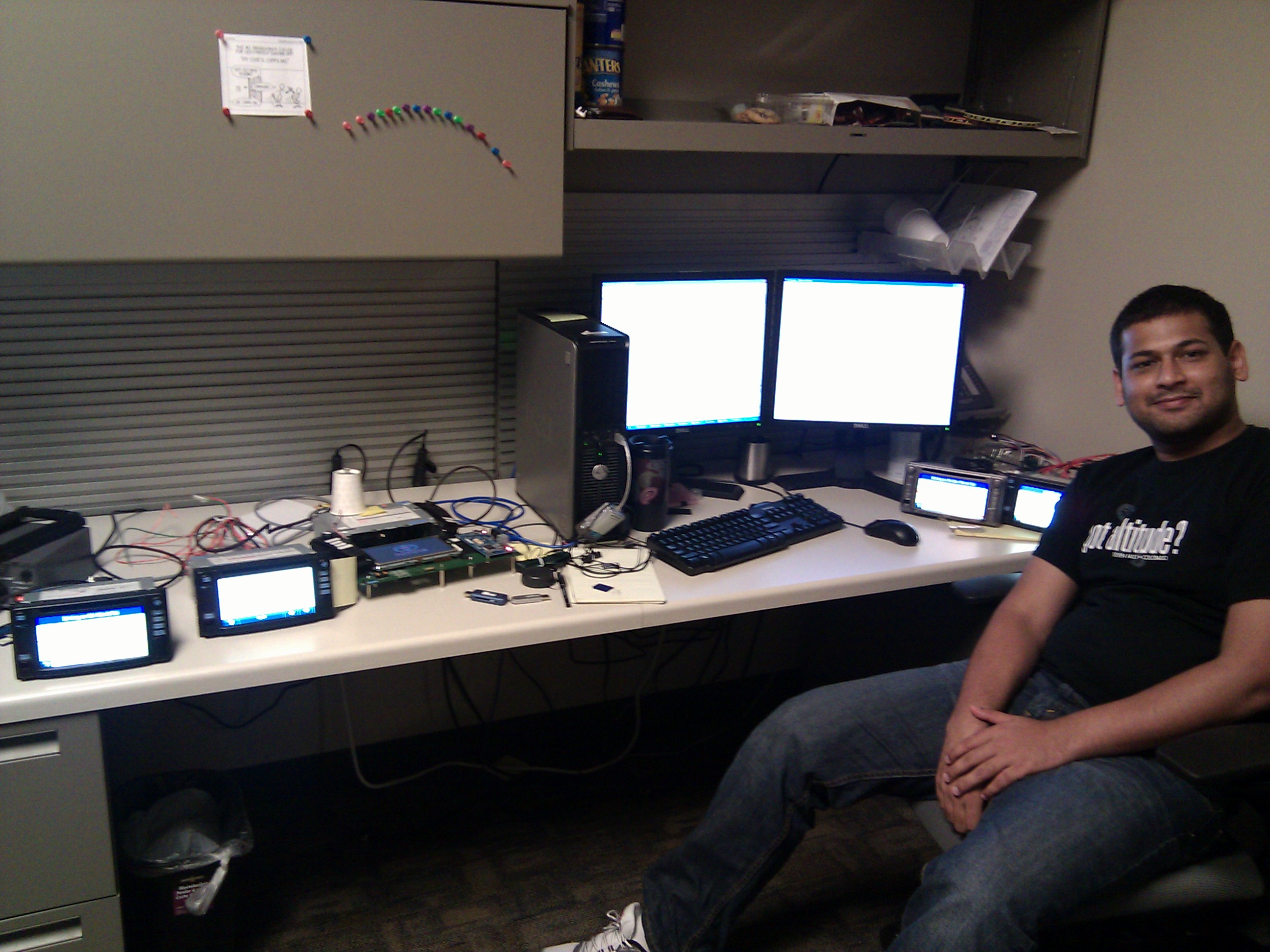 Me at my workstation